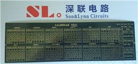 電路板上的日歷