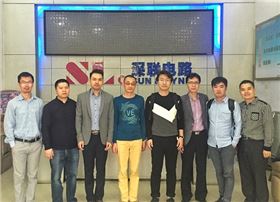 三星電子來訪深聯(lián)線路板廠