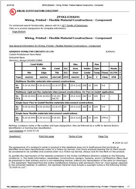 深聯(lián)線路板廠正式獲得軟硬結(jié)合板的UL證書