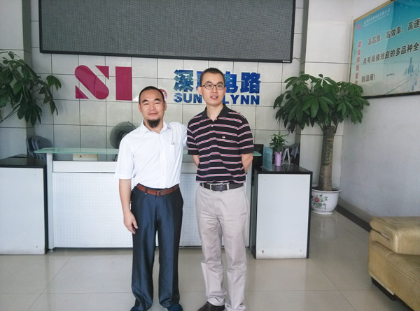 安德魯客戶采購總監(jiān)來訪