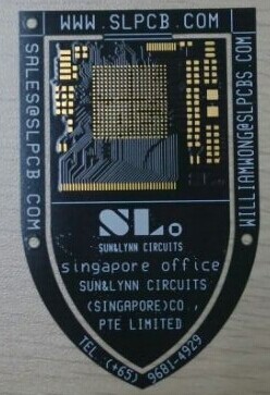 電路板型的警徽