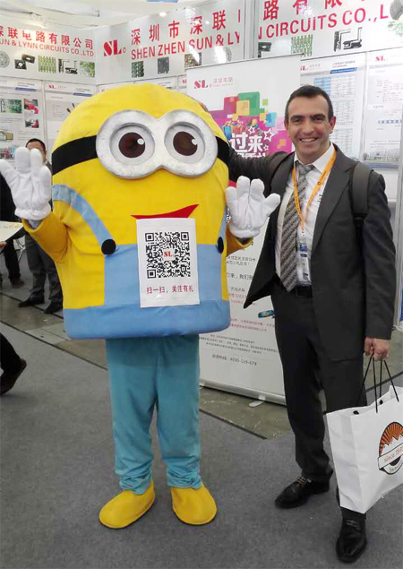 電路板廠深聯(lián)電路參展上海慕尼黑