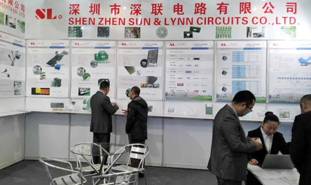 電路板廠深聯(lián)電路參展上海慕尼黑