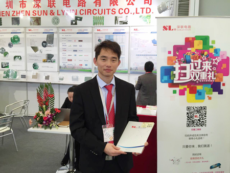 電路板廠深聯(lián)電路參展上海慕尼黑