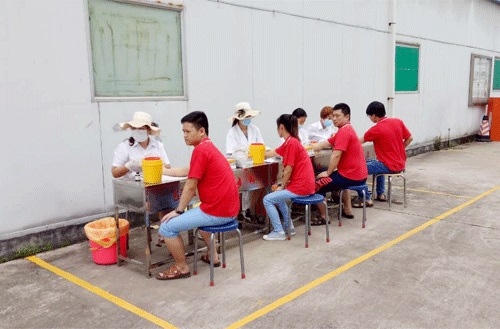 關(guān)愛員工身體健康----深聯(lián)PCB廠千余人免費體檢