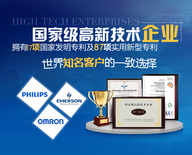 國(guó)家級(jí)高新技術(shù)企業(yè)，擁有17項(xiàng)國(guó)家發(fā)明專利;及87項(xiàng)實(shí)用新型專利，世界知名客戶的一致選擇